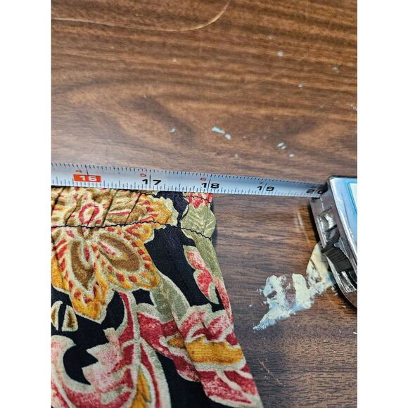 My Pieces Vintage 80's Floral Maxi Skirt Size 2X - Picture 6 of 7